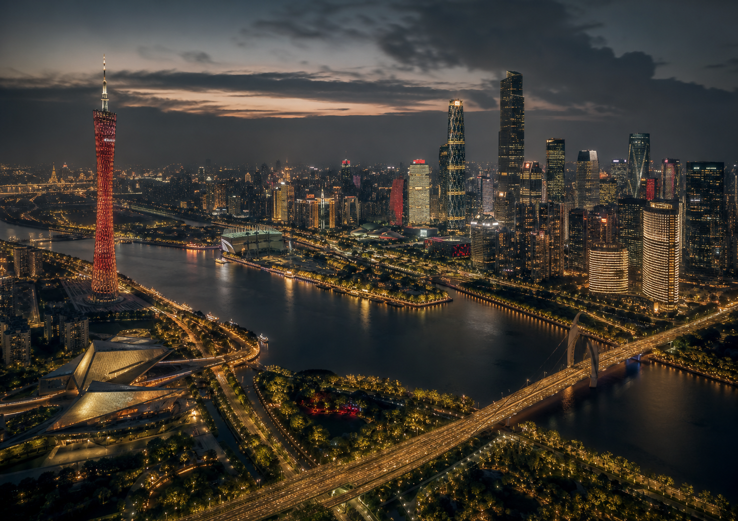 Guangzhou skyline